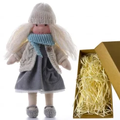 Cotton Waldorf Doll Doll Artist Handmade Festival Thumb Gift Box