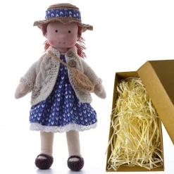 Cotton Waldorf Doll Doll Artist Handmade Festival Thumb Gift Box