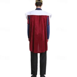 Couples Cosplay King Queen Outfits Couples' Costumes Unisex Movie Cosplay Cosplay Costume Party Red Costume Halloween Carnival Masquerade