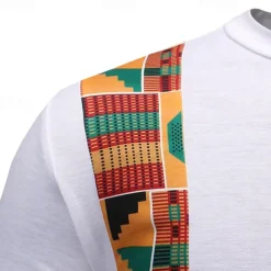 Couple's Men's Women's T-shirt Modern African Outfits African Print Dashiki Masquerade Adults T-shirt Party