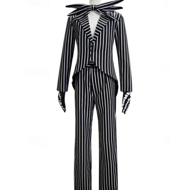 Couples National Lampoon's Christmas Vacation Sally Jack Skellington Halloween Group Couples Costumes Men's Women's Movie Cosplay Cosplay Halloween Carnival Masquerade Event / Party Masquerade