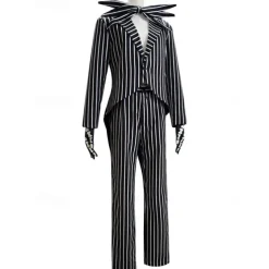 Couples National Lampoon's Christmas Vacation Sally Jack Skellington Halloween Group Couples Costumes Men's Women's Movie Cosplay Cosplay Halloween Carnival Masquerade Event / Party Masquerade