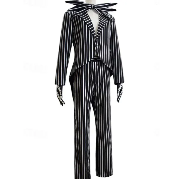 Couples National Lampoon's Christmas Vacation Sally Jack Skellington Halloween Group Couples Costumes Men's Women's Movie Cosplay Cosplay Halloween Carnival Masquerade Event / Party Masquerade