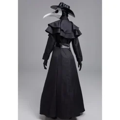 Couples Plague Doctor Costume Cloak Halloween Couples Costumes Cosplay Medieval Steampunk Priest Renaissance Costume Outfits Cloak Cape
