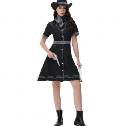 Cowgirl Halloween Dress Cosplay Costume Outfits Cosplay Adults' Women's Halloween Carnival Mardi Gras Performance Party Easy Halloween Costumes Dress Up