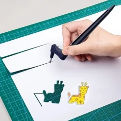 Craft Cutting Tools Stainless Steel Craft Knives With 360-Degree Rotating Blade Precision Art Knife Cutter Art Cutting Tool Handheld Engraving Pen For Craft Hobby Scrapbooking Stencil