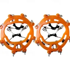 Crampons Ice Cleats For Boots Shoes, Anti Slip Stainless Steel Spikes For Outdoor Hiking Fishing Walking Climbing Mountaineering