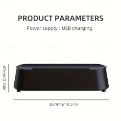 Creative 3D Simulation Flame Air Humidifier Household Colorful Atmosphere Light Intelligent Remote Control Humidifier USB Desktop Silent Large Fog Volume Humidifier Home Decor Room Decor