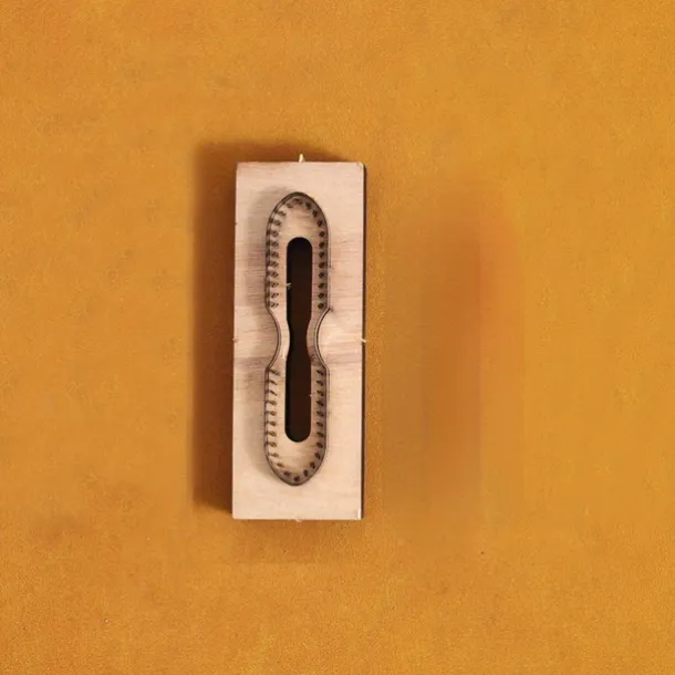 Creative DIY Bag Strap Cutting Die Wooden Template for Handcrafted Leather Projects