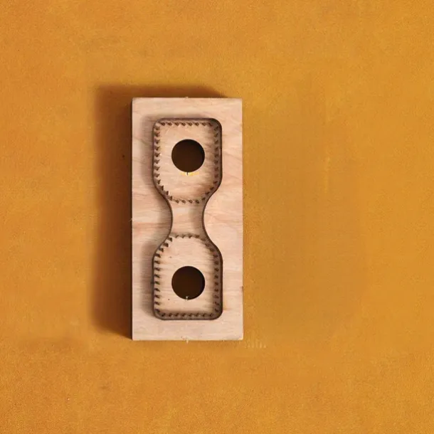 Creative DIY Bag Strap Cutting Die Wooden Template for Handcrafted Leather Projects