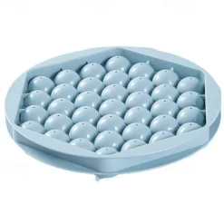 Creative Home Ice Maker-Homemade, Silicone & Flexible 33-Ice Cube Trays Grids Ice Cube Tray with Lid Party Bar