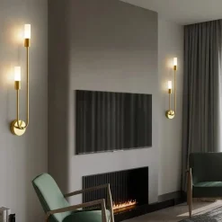 Creative Modern Copper LED Wall Lights Dining Room Office Wall Light 220-240V 5*2 W