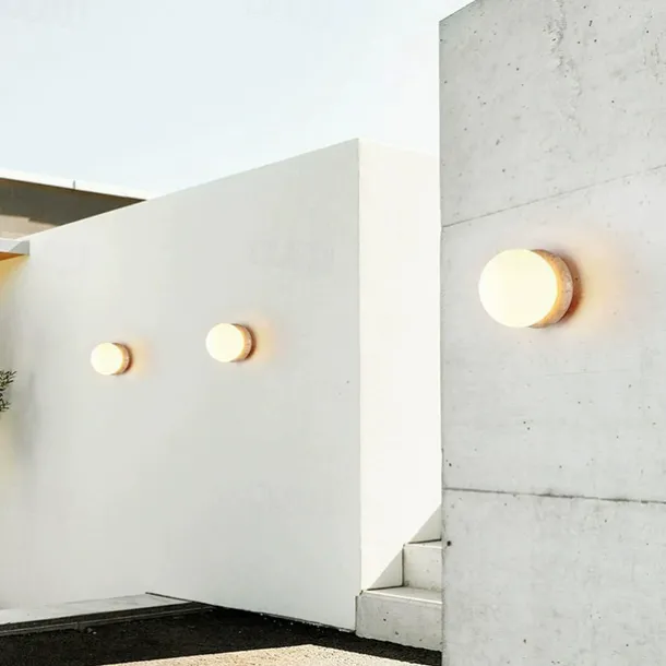 Creative Outdoor Traditional / Classic Country Outdoor Wall Lights Outdoor Shops / Cafes Stone Wall Light IP 65 110-120V 220-240V 7 W