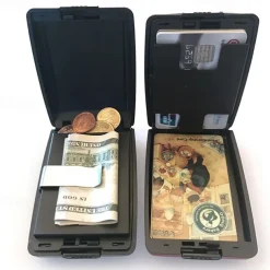 Credit Card Holder Wallet Desk Business Card Holder Business Card Holder Case Stainless Steel ABS Plastic Name Card Holder Pocket Credit Card Protector for Women Men