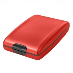 Credit Card Holder Wallet Desk Business Card Holder Business Card Holder Case Stainless Steel ABS Plastic Name Card Holder Pocket Credit Card Protector for Women Men