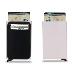 Credit Card Holder Wallet Metal Name Card Holder Professional Multi Credit Card Protector for Women Men