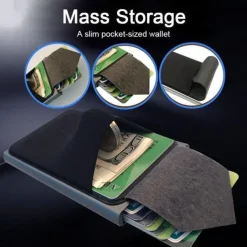 Credit Card Holder Wallet Metal Name Card Holder Professional Multi Credit Card Protector for Women Men