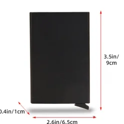 Credit Card Holder Wallet Metal Name Card Holder Professional Multi Credit Card Protector for Women Men