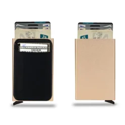 Credit Card Holder Wallet Metal Name Card Holder Professional Multi Credit Card Protector for Women Men