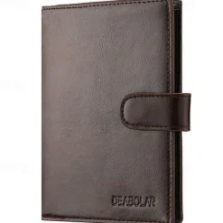 Credit Card Holder Wallet PU Leather Name Card Holder Luxury Waterproof Multi for Men, Back to School Gift