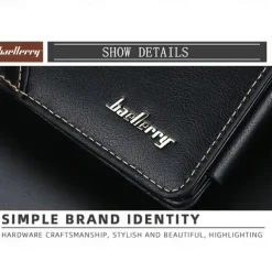 Credit Card Holder Wallet PU Leather Name Card Holder with Magnetic Shut Multi Credit Card Protector for Men