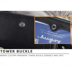 Credit Card Holder Wallet PU Leather Name Card Holder with Magnetic Shut Multi Credit Card Protector for Men