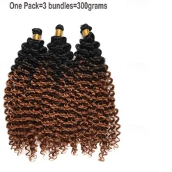 Crochet Curly Hair Water Wave Crochet Hair Curly Braiding Hair Curly Crochet Hair For Black Women Marlybob Crochet Hair 14 Inch 14inch 3packs