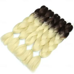 Crochet Hair Braids Jumbo Box Braids Pink Synthetic Hair 24 inch Braiding Hair 5 Pieces