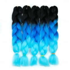 Crochet Hair Braids Jumbo Box Braids Pink Synthetic Hair 24 inch Braiding Hair 5 Pieces