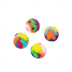 cross-border cat toys new plush ball cat color polypropylene scratch-resistant and bite-resistant cat ball cat supplies wholesale