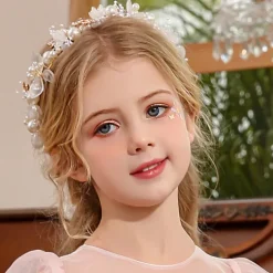 Crown Tiaras Headbands Headpiece Imitation Pearl Rhinestone Wedding Party / Evening Retro Sweet With Faux Pearl Crystal / Rhinestone Headpiece Headwear