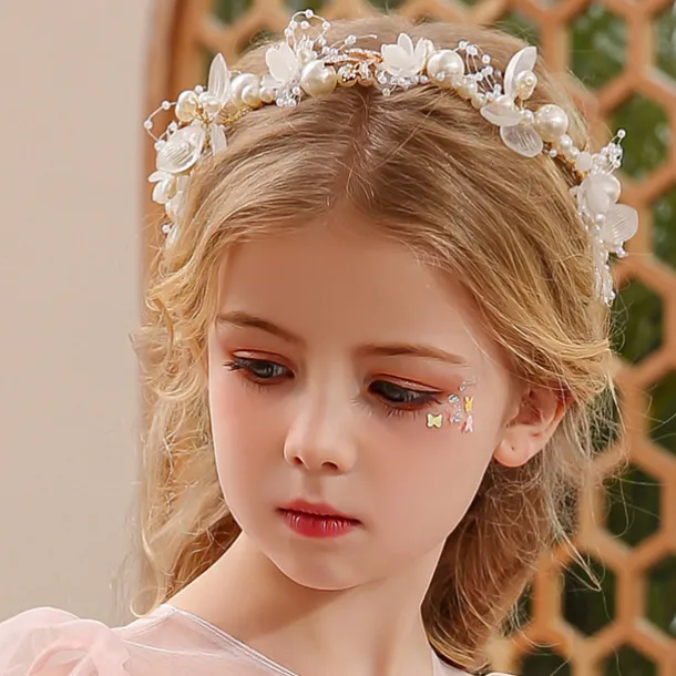 Crown Tiaras Headbands Headpiece Imitation Pearl Rhinestone Wedding Party / Evening Retro Sweet With Faux Pearl Crystal / Rhinestone Headpiece Headwear