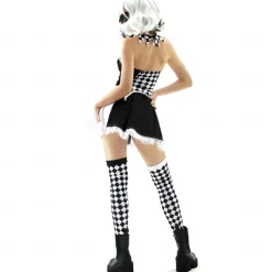 Cruella De Vil Halloween Dress Cosplay Costume Carnival Costume Sexy Costume Adults' Women's Carnival Masquerade Performance Party Easy Halloween Costumes Dress Up