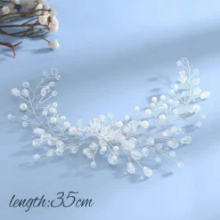 Crystal Bride Wedding Hair Comb Silver Rhinestone Bridal Hair Clip Sparkly Hair Piece Gem Hair Accessories for Women and Girls