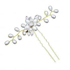 Crystal Bride Wedding Hair Comb Silver Rhinestone Bridal Hair Clip Sparkly Hair Piece Gem Hair Accessories for Women and Girls (Silver)