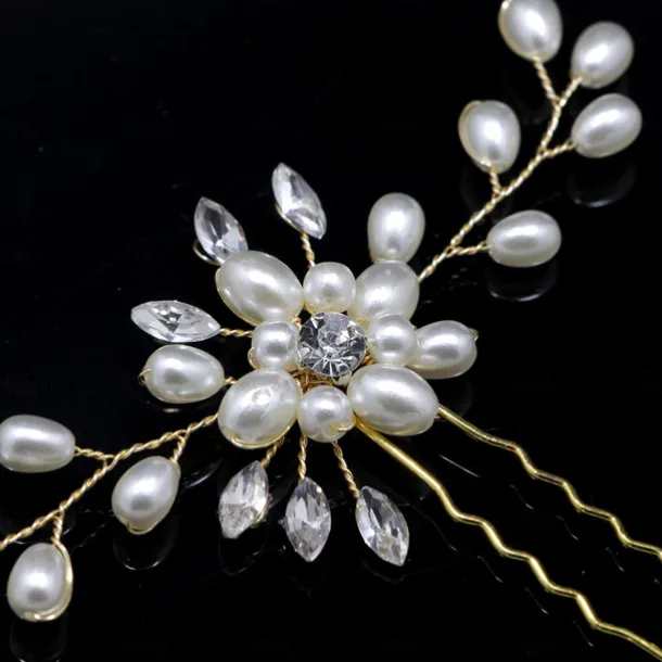 Crystal Bride Wedding Hair Comb Silver Rhinestone Bridal Hair Clip Sparkly Hair Piece Gem Hair Accessories for Women and Girls (Silver)