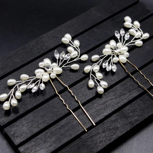 Crystal Bride Wedding Hair Comb Silver Rhinestone Bridal Hair Clip Sparkly Hair Piece Gem Hair Accessories for Women and Girls (Silver)