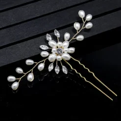 Crystal Bride Wedding Hair Comb Silver Rhinestone Bridal Hair Clip Sparkly Hair Piece Gem Hair Accessories for Women and Girls (Silver)