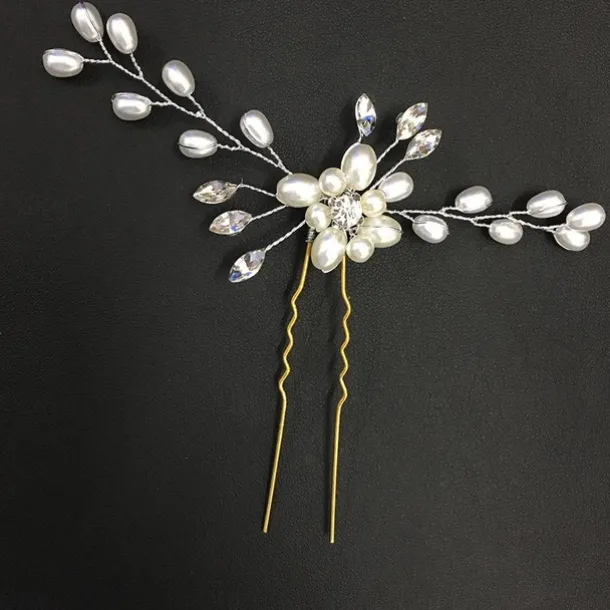 Crystal Bride Wedding Hair Comb Silver Rhinestone Bridal Hair Clip Sparkly Hair Piece Gem Hair Accessories for Women and Girls (Silver)