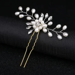 Crystal Bride Wedding Hair Comb Silver Rhinestone Bridal Hair Clip Sparkly Hair Piece Gem Hair Accessories for Women and Girls (Silver)