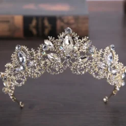 Crystal Queen Crowns and Tiaras with Comb Headband for Women and Girls Princess Crowns Hair Accessories for Wedding Birthday Halloween Costume Cosplay