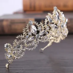 Crystal Queen Crowns and Tiaras with Comb Headband for Women and Girls Princess Crowns Hair Accessories for Wedding Birthday Halloween Costume Cosplay