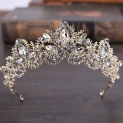 Crystal Queen Crowns and Tiaras with Comb Headband for Women and Girls Princess Crowns Hair Accessories for Wedding Birthday Halloween Costume Cosplay