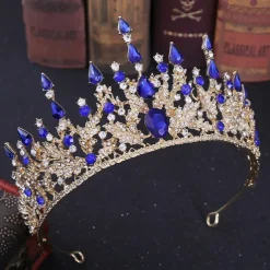 Crystal Queen Crowns and Tiaras with Comb Headband for Women and Girls Princess Crowns Hair Accessories for Wedding Birthday Halloween Costume Cosplay