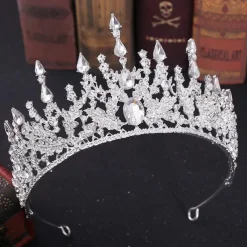 Crystal Queen Crowns and Tiaras with Comb Headband for Women and Girls Princess Crowns Hair Accessories for Wedding Birthday Halloween Costume Cosplay