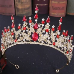 Crystal Queen Crowns and Tiaras with Comb Headband for Women and Girls Princess Crowns Hair Accessories for Wedding Birthday Halloween Costume Cosplay