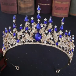 Crystal Queen Crowns and Tiaras with Comb Headband for Women and Girls Princess Crowns Hair Accessories for Wedding Birthday Halloween Costume Cosplay