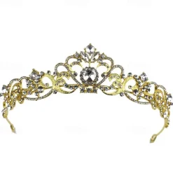 Crystal Queen Crowns and Tiaras with Comb Headband for Women and Girls Princess Crowns Hair Accessories for Wedding Birthday Halloween Costume Cosplay