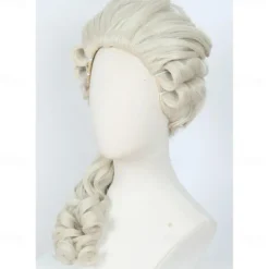 Curly Wig Light Blonde Carnival Cosplay Costume Wig For Party Halloween Wigs