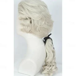 Curly Wig Light Blonde Carnival Cosplay Costume Wig For Party Halloween Wigs